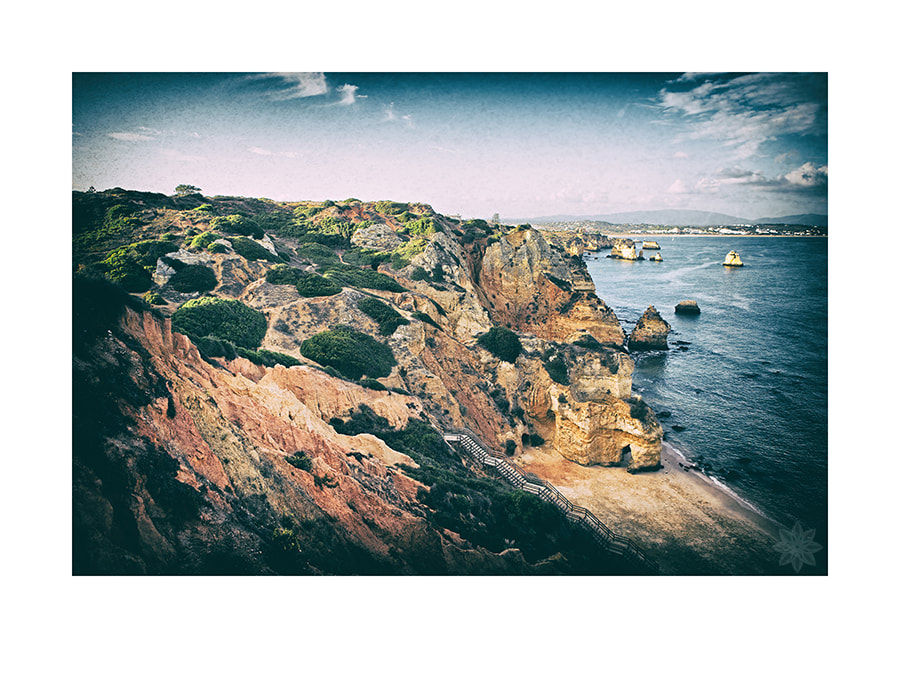 fotogalerij Portugal, stranden en kusten van Portugal, idyllische stranden en baaitjes, indrukwekkende kliffen, Portugese Westkust, fotobewerking, intersensa