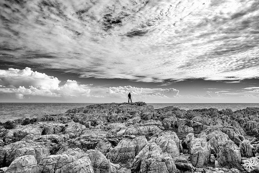 Praia Ingrina, Portugal, rotsen, zwart/wit, intersensa fotogalerij & fotografie