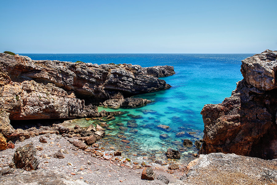Praia da Ingrina, Portugal, zuidkust Portugal, fotogalerij, azul zee, kleuren, rotsen, kliffen, Raposeira